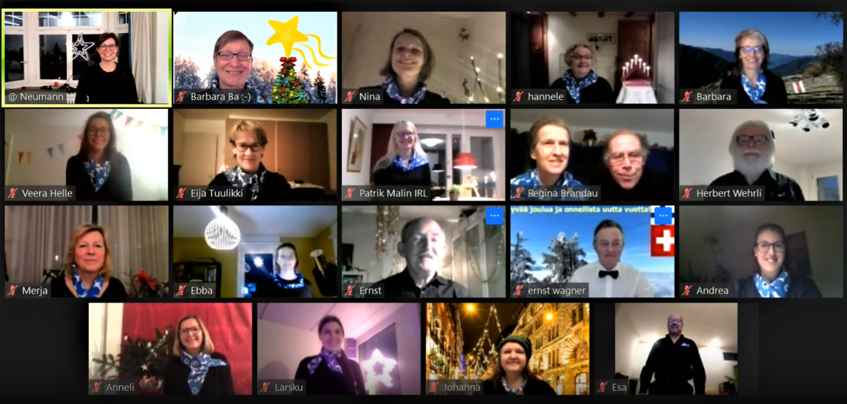 Online-Aufnahme: Ensimmäinen joulu